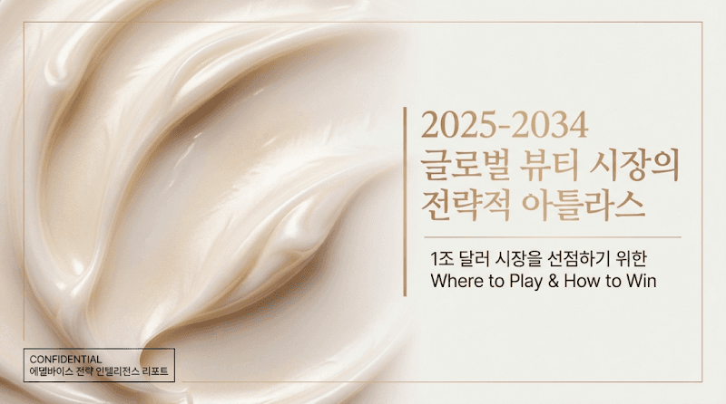 글로벌 뷰티 시장 1조 달러 선점 전략: 2025-2034 수출 가이드